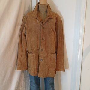 Classic Huntington Tan Suede Jacket/Coat